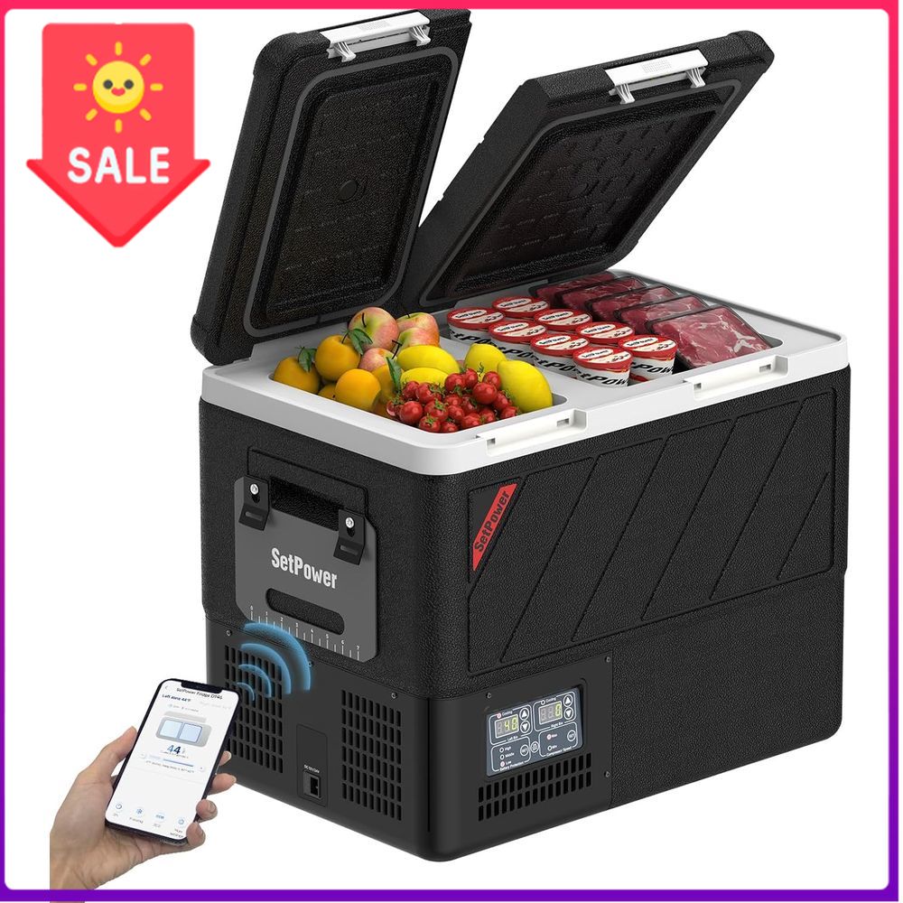 Outdoor Adventure Zone - Bestseller12V Portable Dual Zone 48QT Refrigerator