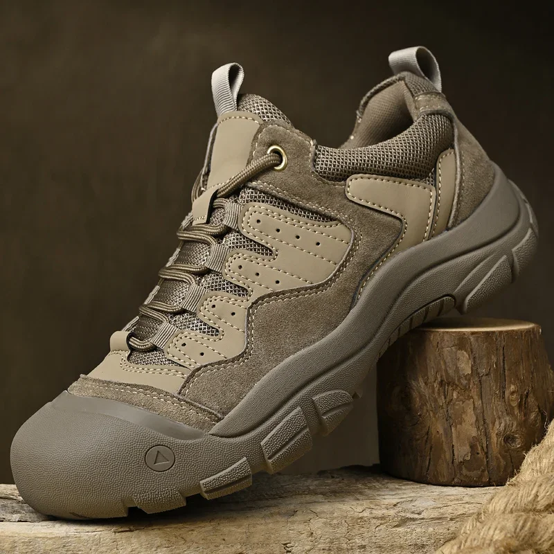 Outdoor Adventure Shoes - Non-Slip Outdoor Male Sneakers Suede Leather