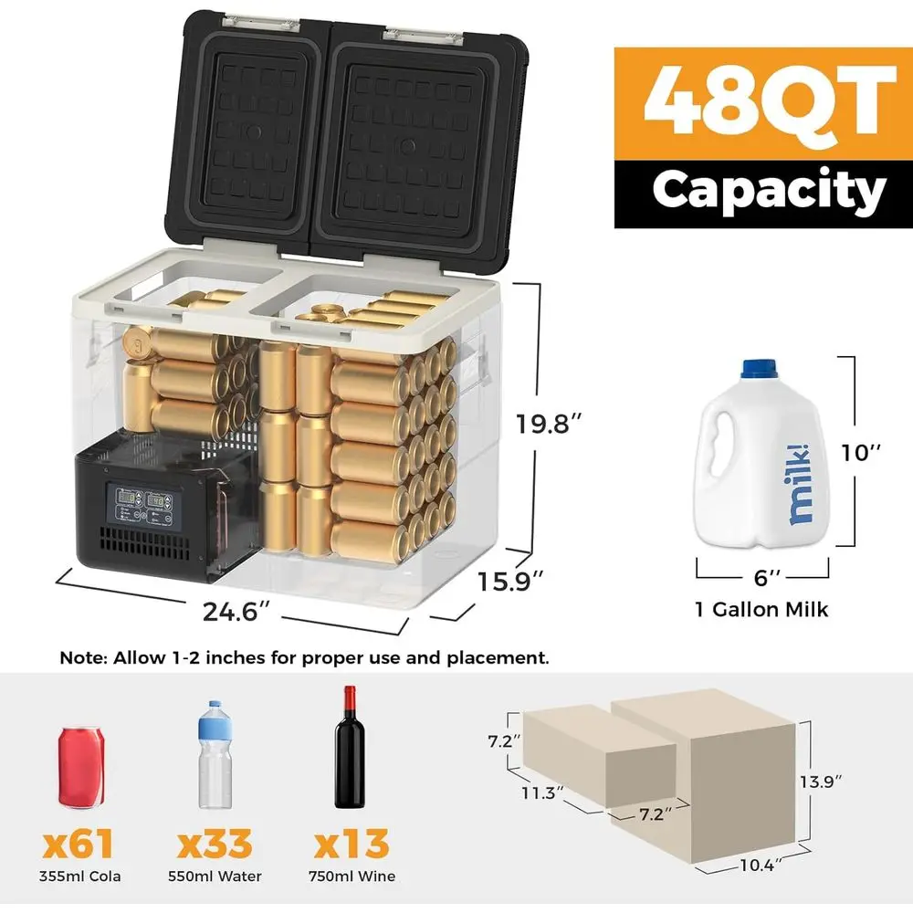Bestseller12V Portable Dual Zo - Outdoor Adventure Zone のレビューと価格
