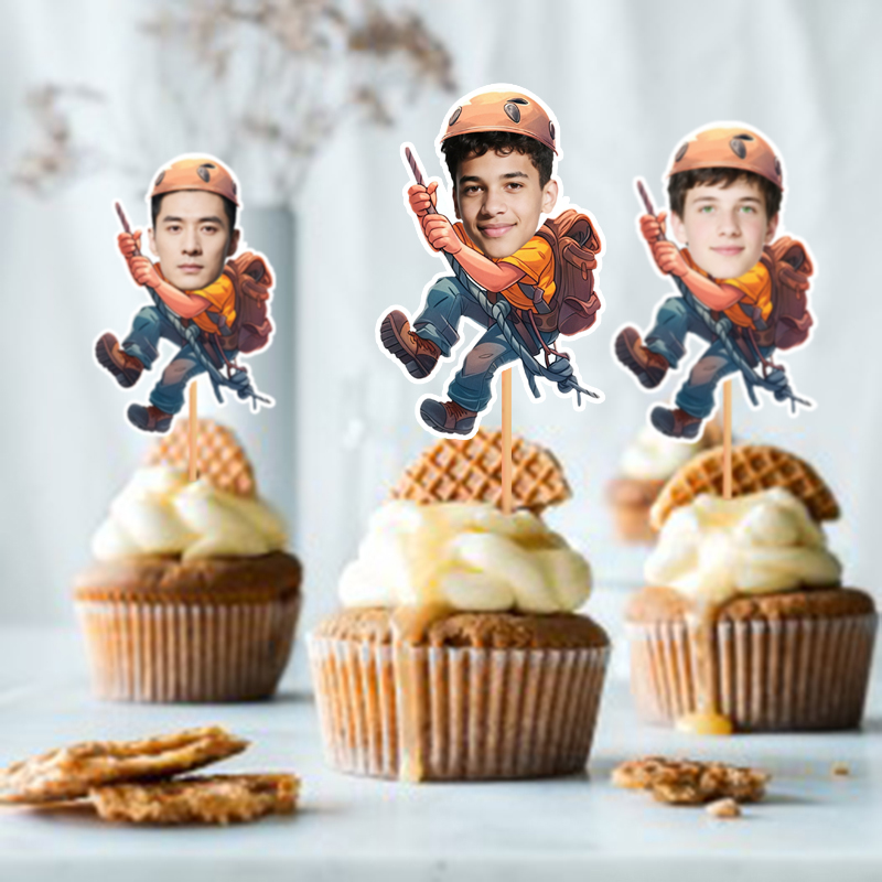 12/24pcs Custom Mountain Climb - Outdoor Adventure Birthday Party のレビューと価格