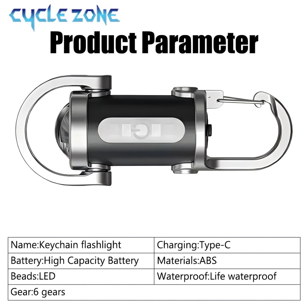 Mini LED Keychain Light Multif - Outdoor Adventure Zone のレビューと価格