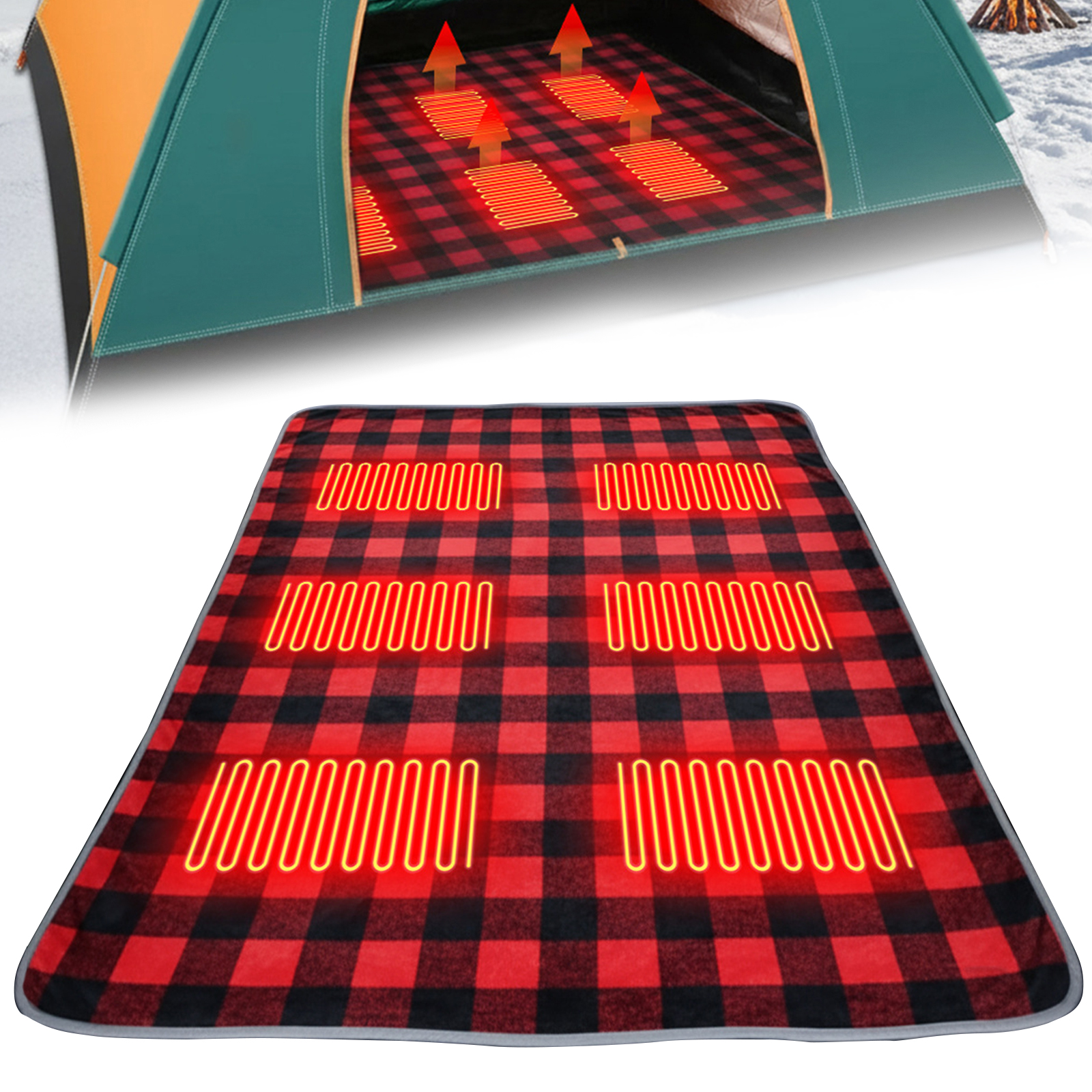 Portable USB Heated Sleeping B - Outdoor Adventure Zone のレビューと価格