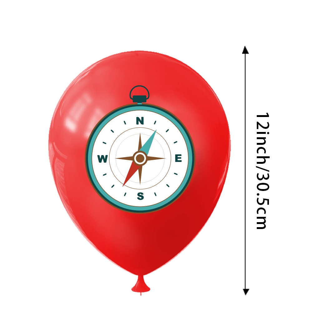 9pcs Happy Camping Balloon, Ou - Outdoor Adventure Birthday Party のレビューと価格