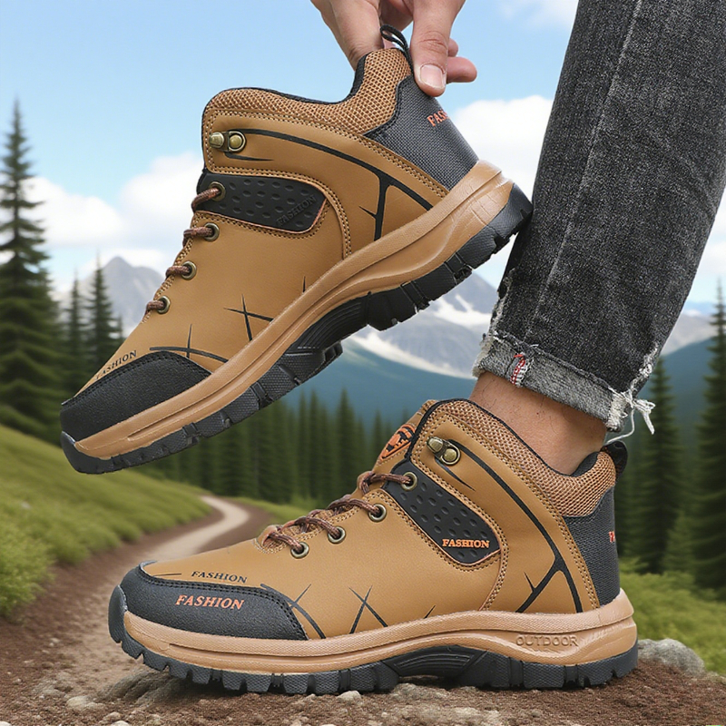Men's Waterproof Hiking Shoes  - Outdoor Adventure Shoes のレビューと価格