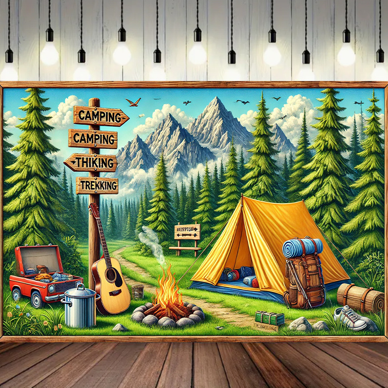 1 camping and outdoor adventur - Outdoor Adventure Birthday Party のレビューと価格
